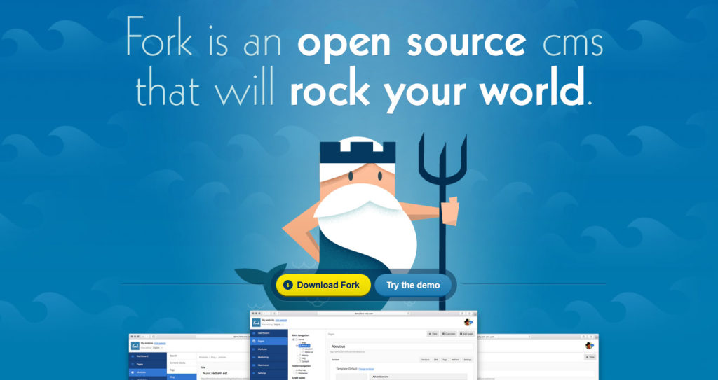 Bild Fork - Open-Source CMS System