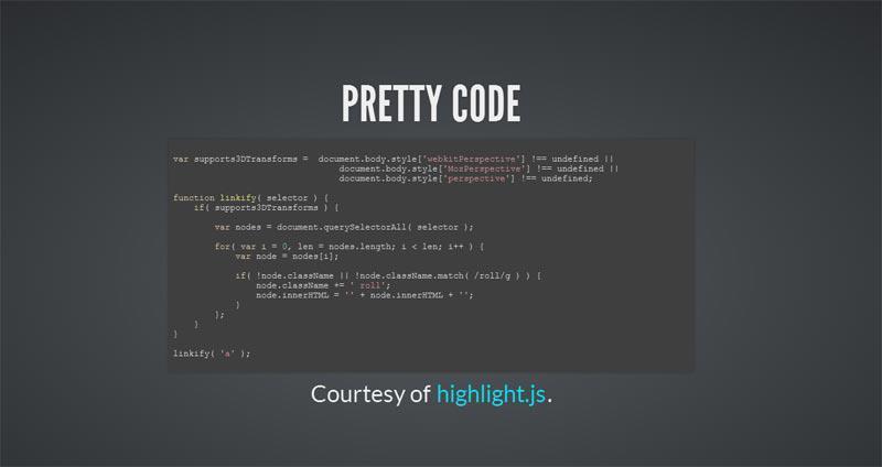 reveal.js – Responsives HTML Präsentations-Framework
