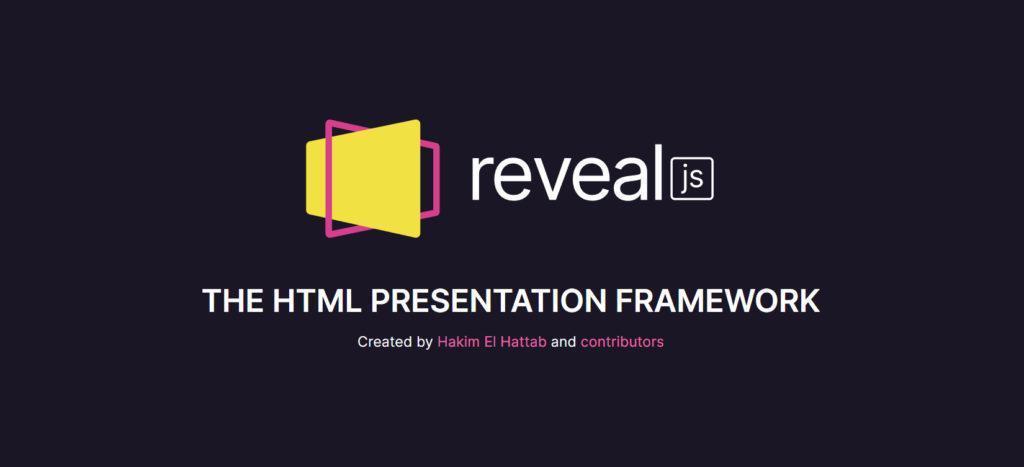 Bild reveal.js - Open-Source HTML Präsentations-Framework
