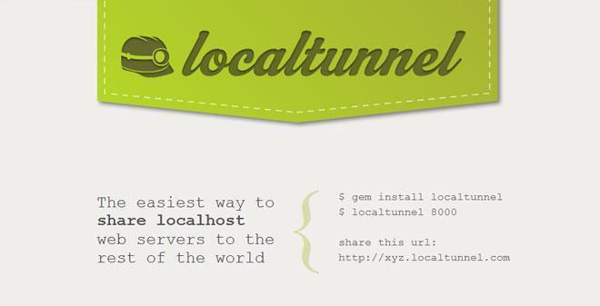 localtunnel – Local Webserver to da Internet
