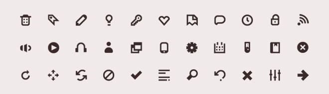 Iconic - Icon Font Set Website