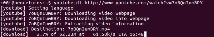 youtube-dl - Command Line Youtube Video/Audio Downloader Picture