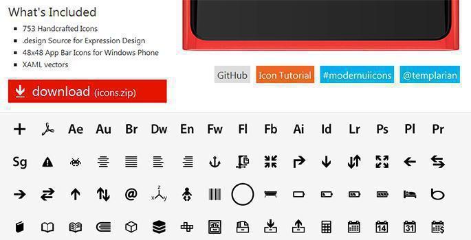 Modern UI Icon Set Screenshot