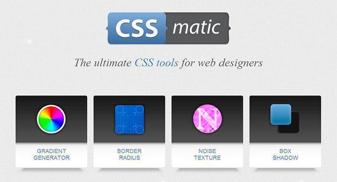 CSSmatic – Freshe Online CSS Tools