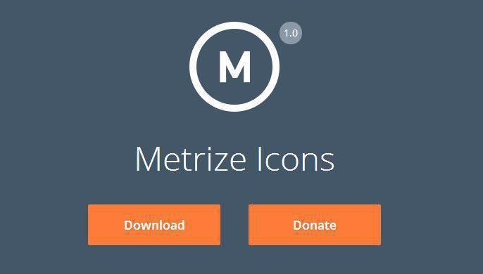 Metrize – 300 Metro-Style Flat Icons