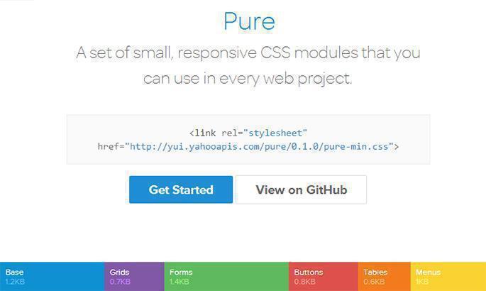 Pure – Solides CSS Web-Framework von Yahoo