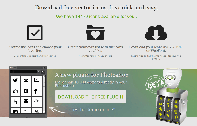 Flaticon – Icon Suchmaschine mit über 14.000 freie Vector Icons