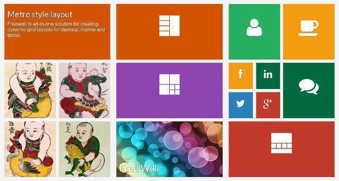 Freewall – Responsives jQuery Grid Layout Plugin
