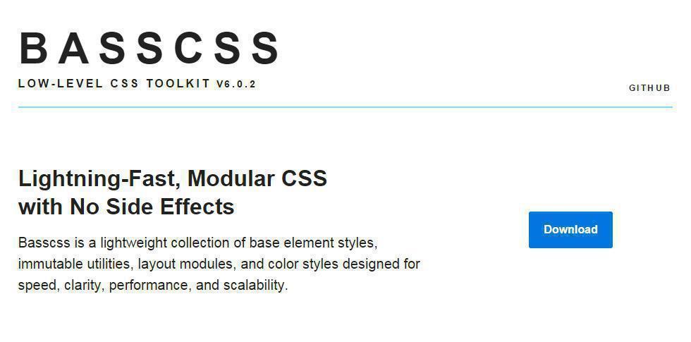 BassCSS – Performantes Open-Source CSS-Framework