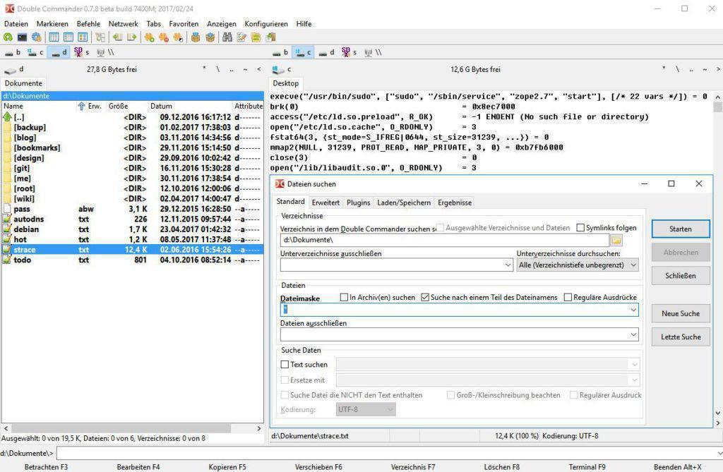 Bild Double-Commander - Open-Source Dateimanager