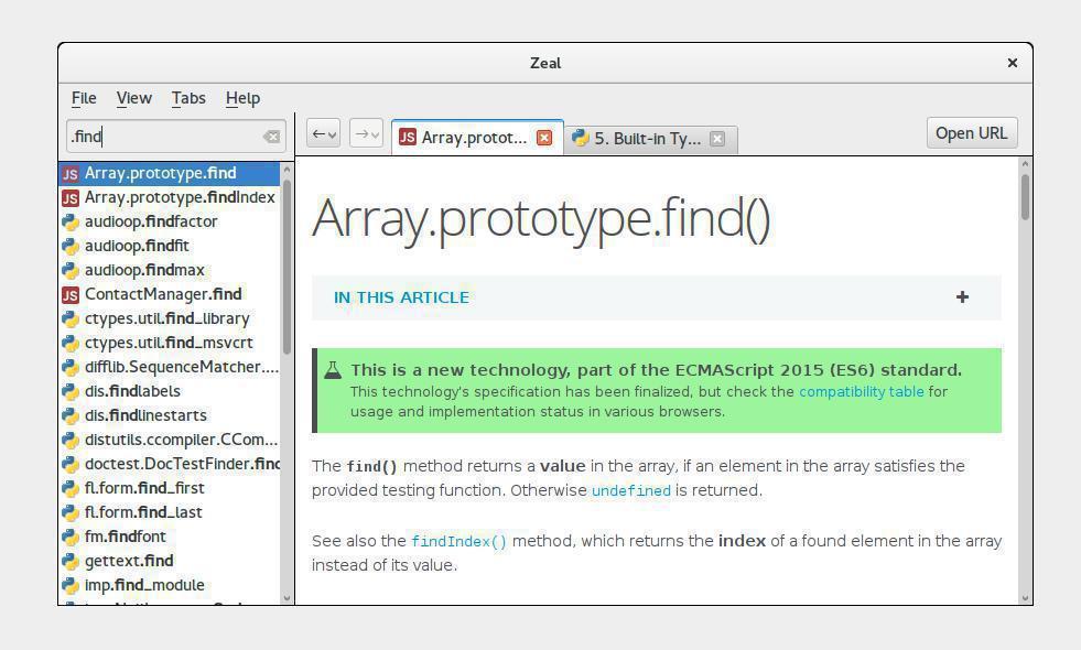 Zeal – Pervers geiler Offline Documentation Browser