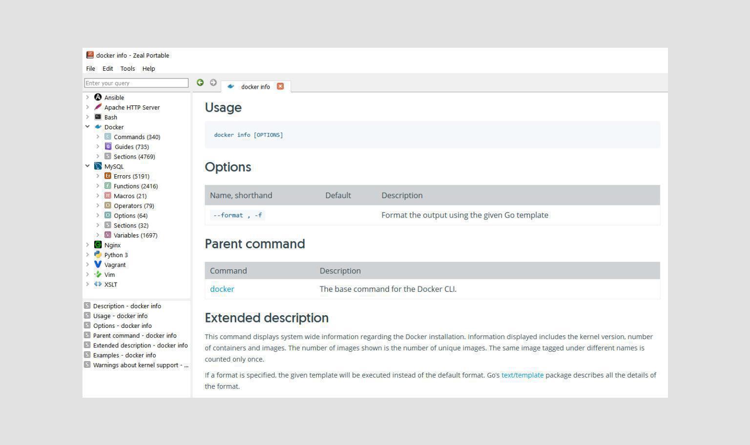 Zeal - Pervers geiler Offline Documentation Browser › hackspoiler.de