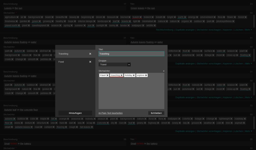 Bild - Xpiks - Open-Source Microstock Keywording-Presets