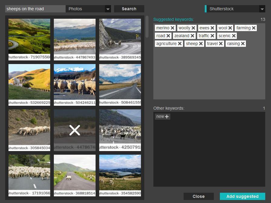 Bild Xpiks - Open-Source Microstock Keywording und Uploading Tool