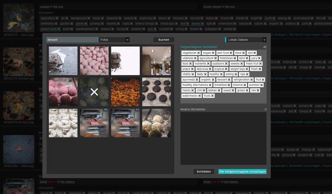 Bild Xpiks - Open-Source Stockfoto Keywording und Uploading Tool