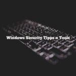 Konzept zur Einrichtung einer sicheren Windows Workstation