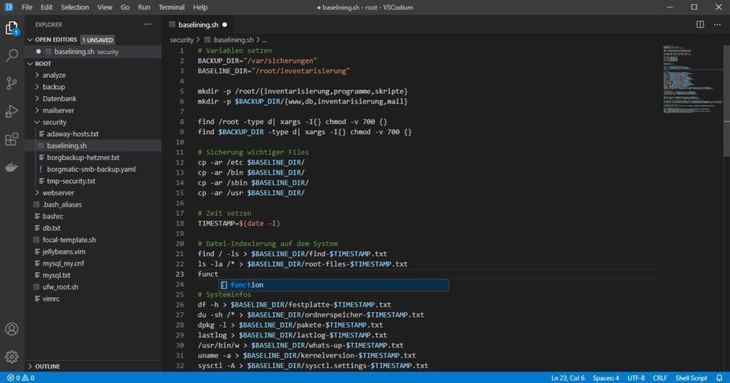 Bild - VSCcodium - Open-Source Code-Editor