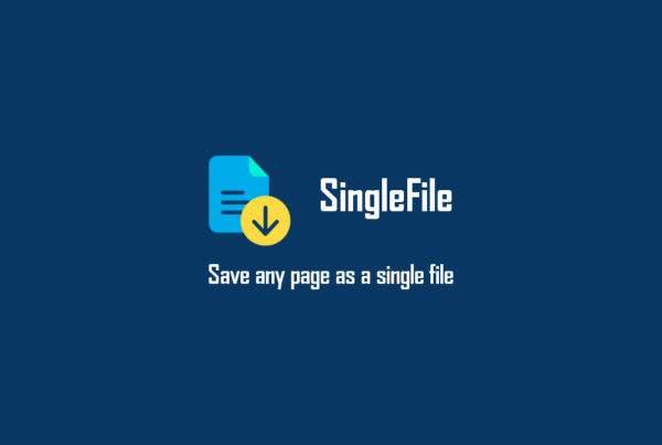 Bild - SingleFile - Open-Source Browser-Plugin zum Speichern von Webseiten