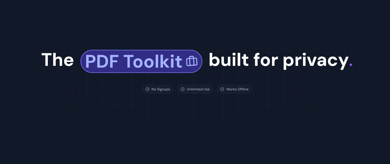 Bild - BentoPDF - Open-Source Privacy-first Web-PDF-Toolkit